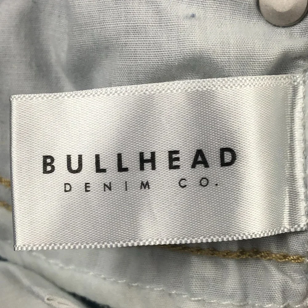 Bullhead Denim Beachy Low Rise Aztec Embroidered Jean Shorts Y2K Western Hippie